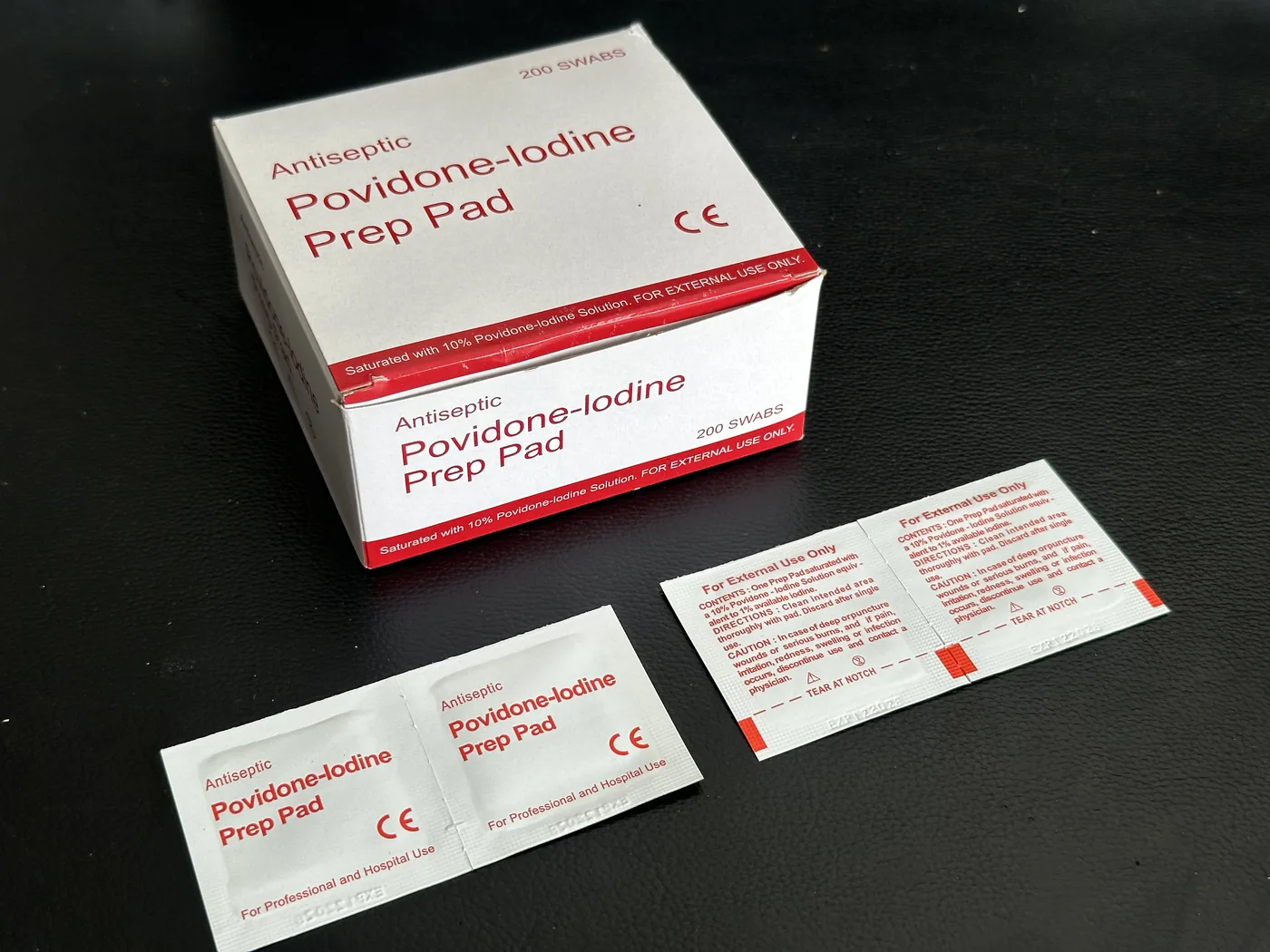 Povidone-Iodine Prep Pads