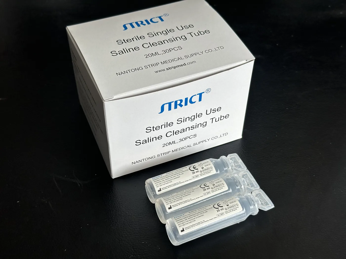 Sterile Saline Cleansing Tubes